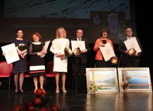 KONCERT OB PODELITVI NAGRAD IN PRIZNANJ FRANA GERBIČA NA SLIKI NAGRAJENCI FOTO LJUBO VUKELIČ DC8B9591